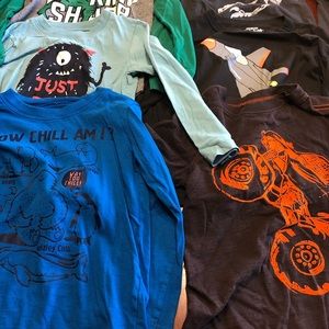 4T grey long sleeve t-shirt lot